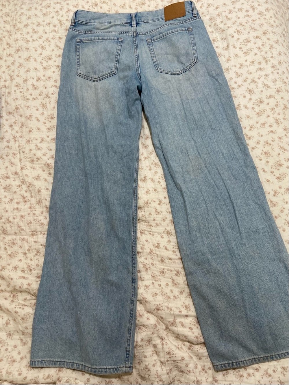 Aeropostale Light Blue Wide-Leg Women's Jeans - Picture 5 of 8